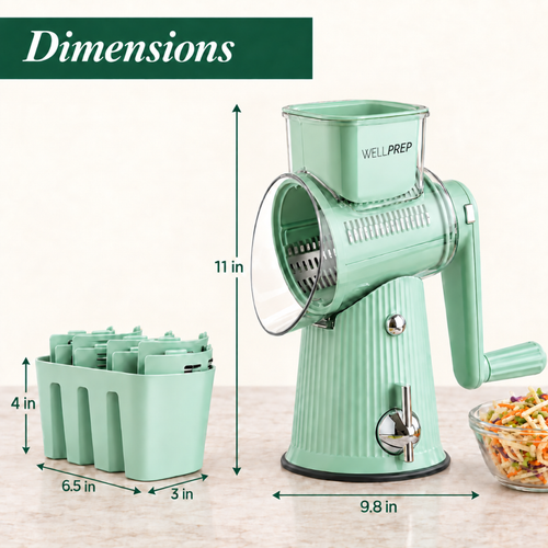 5 in 1 Gourmet Rotary Grater